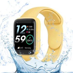 F25 New IP65 Splashproof + DustProof D20 Touchscreen Smart Watch Bluetooth Smartwatch Health Watch/Band Exercise Fitness Tracker Smart Band Watch